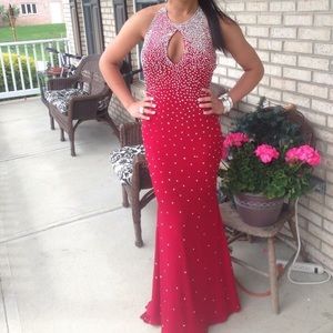 Red Jovani prom dress